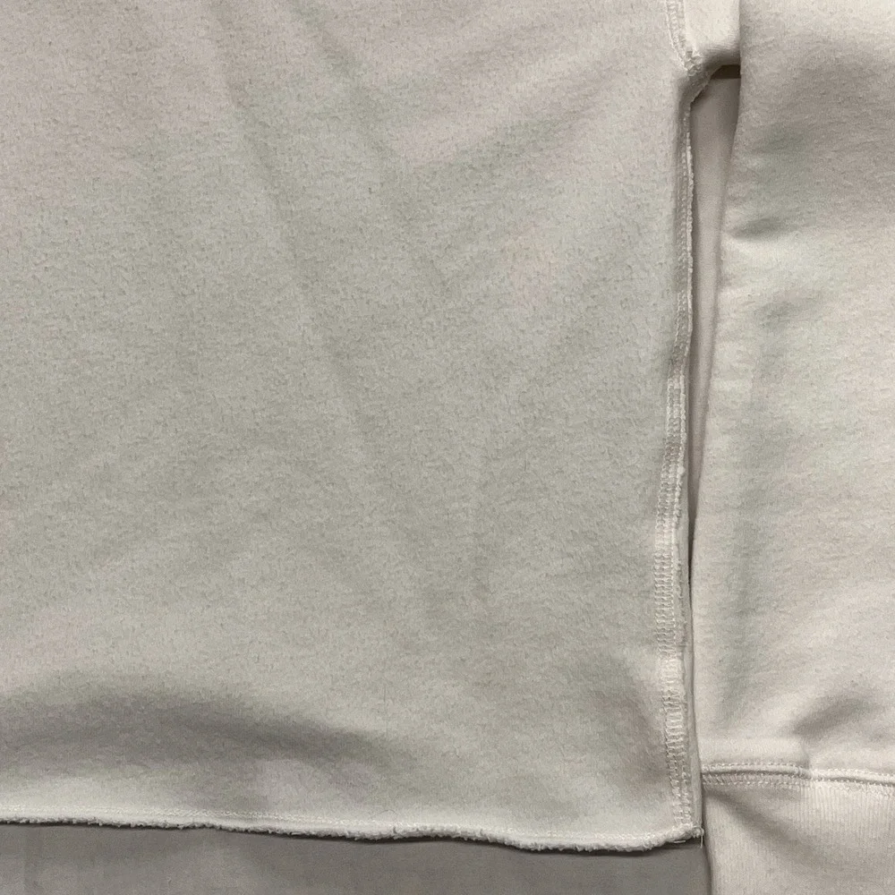 Abercrombie & Fitch Y2K Quarter Zip Jacket Cozy White Women's Medium Long Sleeve - Picture 10 of 10